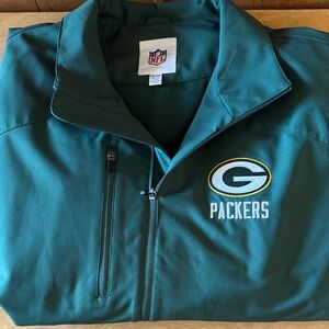 NFL Packers Green Zip-Up Jacket